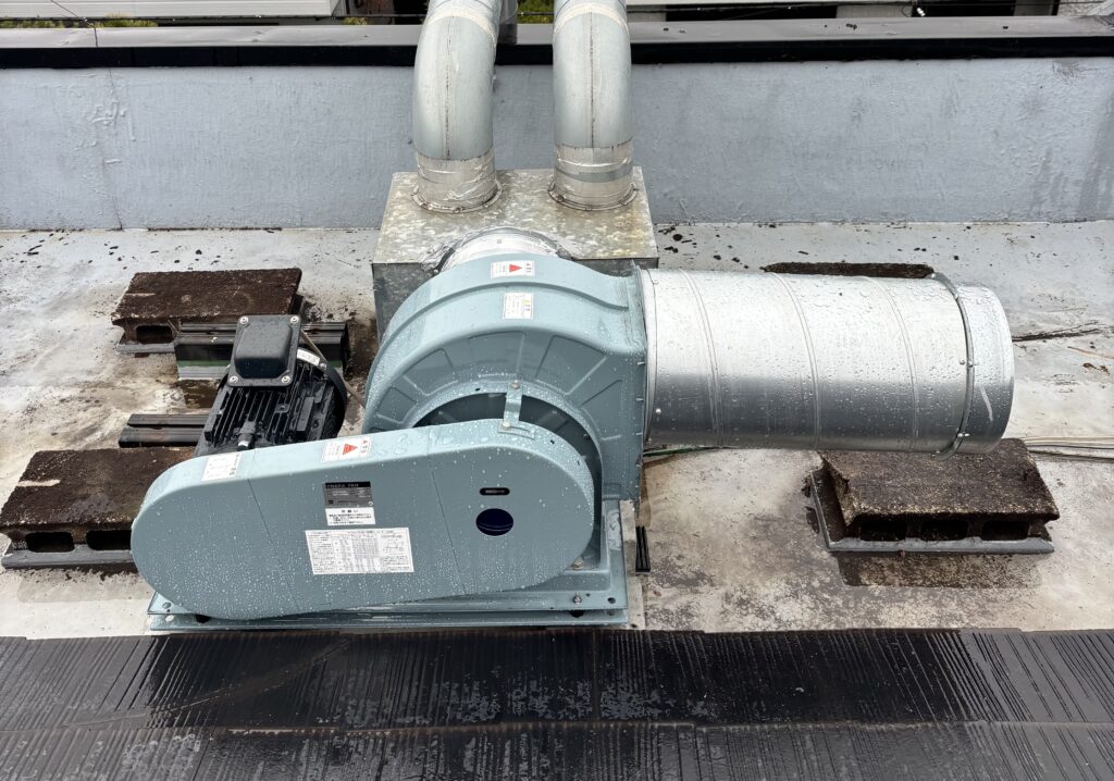 千葉県千葉市｜焼肉屋｜ダクトモーター交換